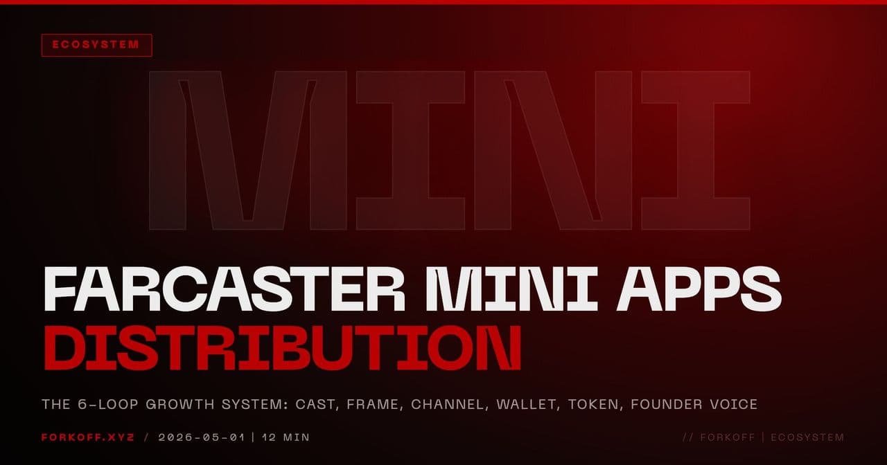 Farcaster mini apps distribution playbook 2026 cover