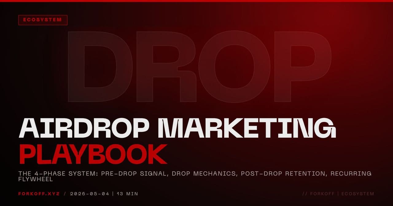 Airdrop marketing playbook 2026 cover