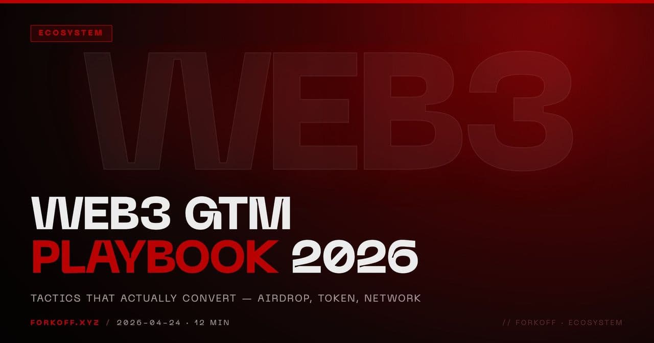 Web3 GTM Playbook 2026: Tactics That Actually Convert cover