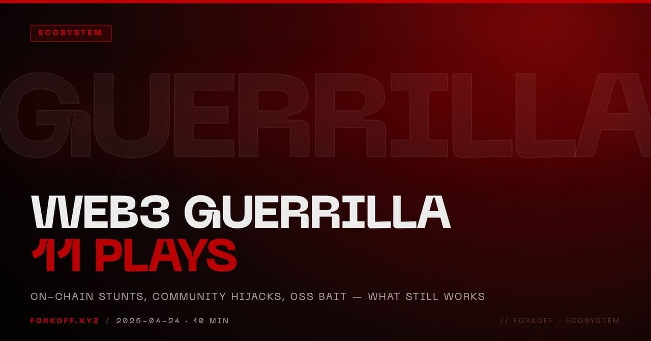Guerrilla Marketing in Web3: 11 Plays That Still Work cover