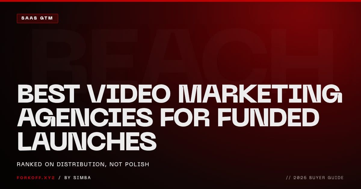 Ranked guide to the best video marketing agencies for funded startup launches in 2026, scored by distribution capability