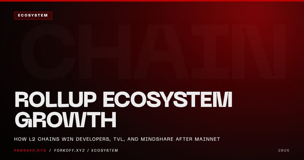 How an L1, L2, or rollup grows from a fresh mainnet into a real ecosystem of developers, TVL, and mindshare, instead of a ghost chain with a big number and no users