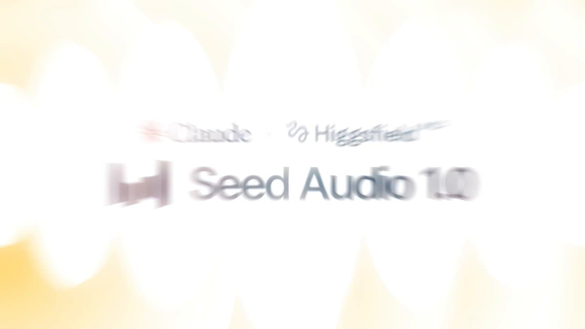 Seed Audio 1.0 launch video by @higgsfield_ai