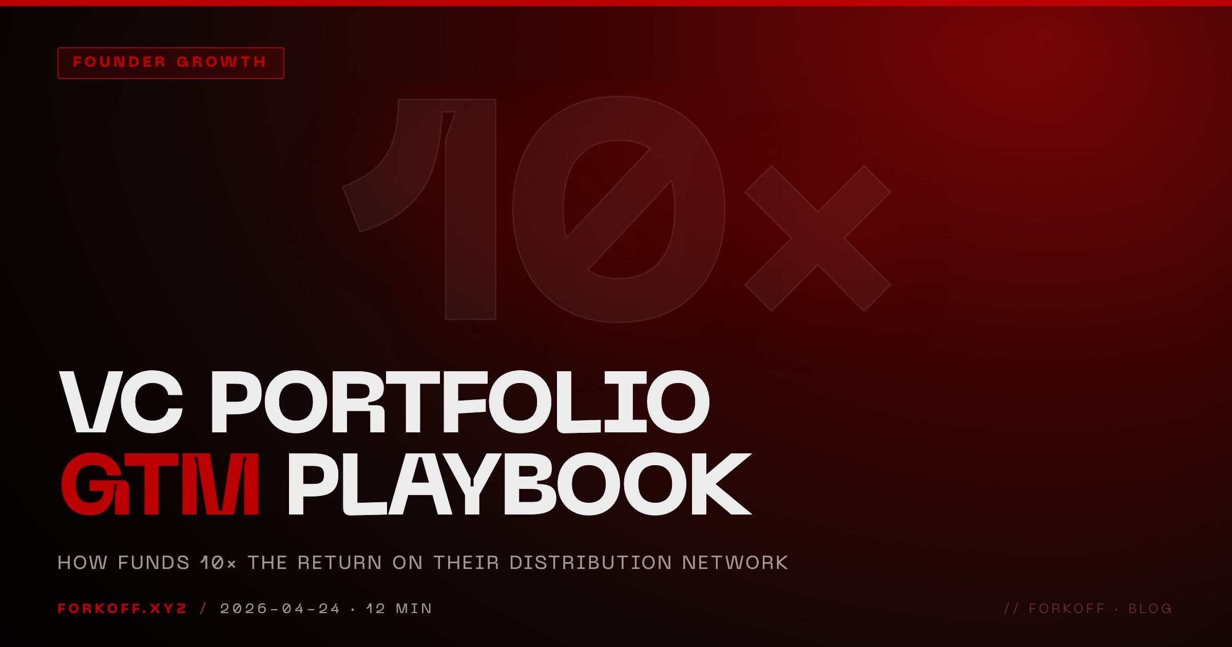VC Portfolio GTM: How Funds 10x Distribution Return cover