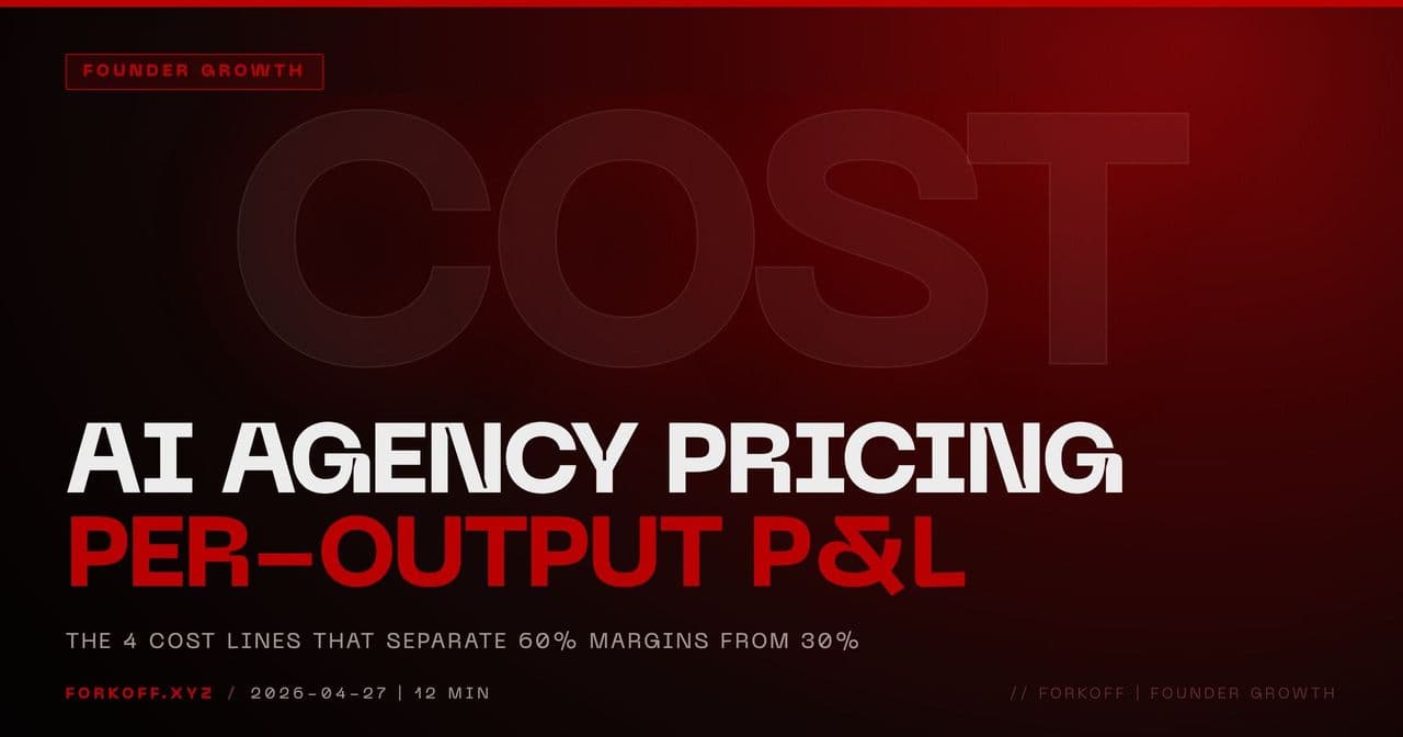 AI Agency Pricing 2026: The Per-Output P&L Margin Levers cover