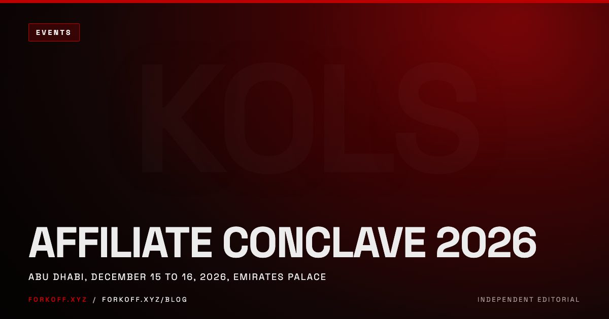 Affiliate Conclave 2026 (Abu Dhabi): Dates, Tickets, Tracks, and Who It Is For