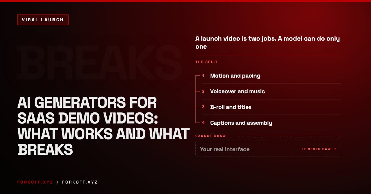 AI Generators for SaaS Demo Videos: What Works and What Breaks