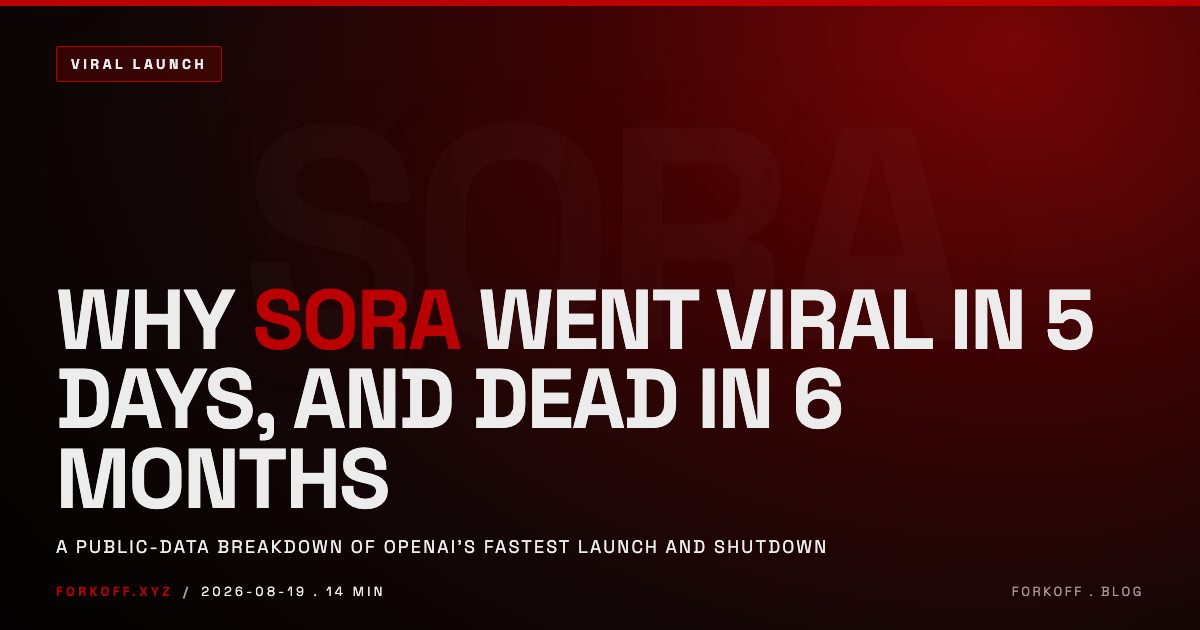 Why Sora Went Viral in 5 Days, and Dead in 6 Months