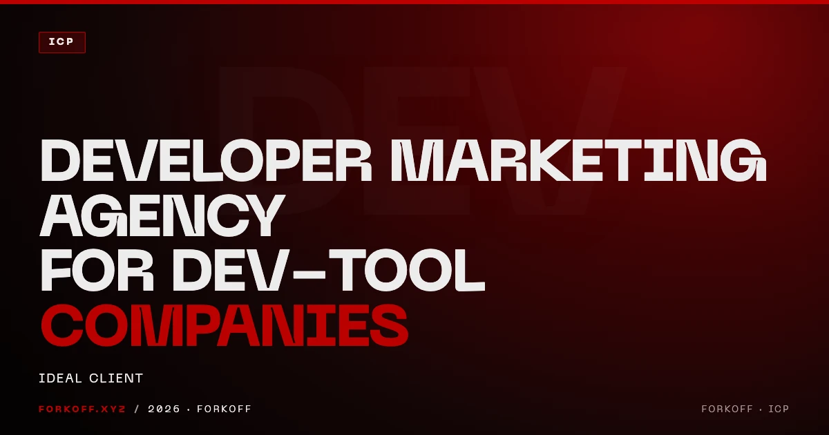 What is developer marketing?
